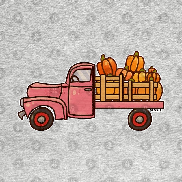 Pickup A Pumpkin! (Pink Version) by Jan Grackle